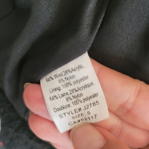 Anthropologie, Funktional Blazer, Black with Neon‎ Dot Accents,  Size Small - Picture 5 of 7